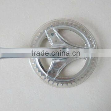 Silver Alloy 48T 165mm Bicycle Freewheel Crank photo-2