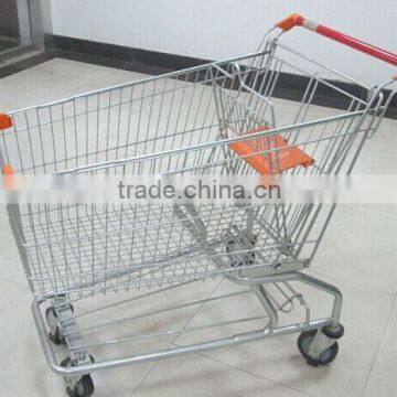 2016 Top Selling 60-240L Asian and Europe Style Supermarket Metal Shopping Trolley photo-6