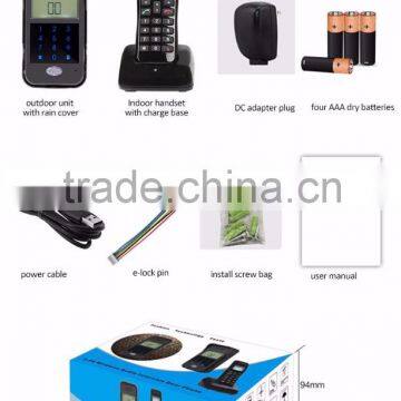 2.4G Wireless Audio Door Phone For Villa With Control of Electromagnetic Lock photo-6