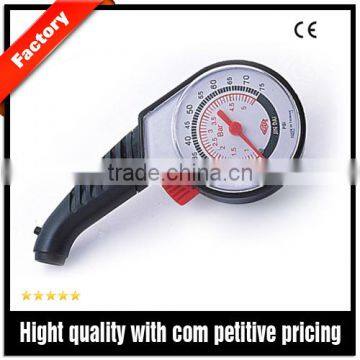 Manufature Zinc Alloy Head And Plastic Low Pressure Tire Gauge