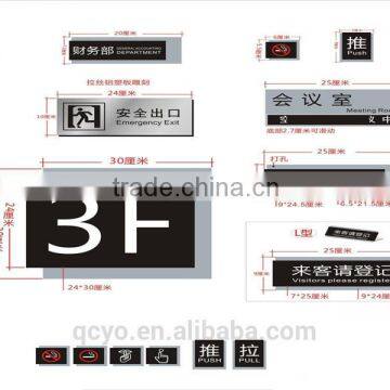 made in china !acrylic kingdly reminder tips for hotel