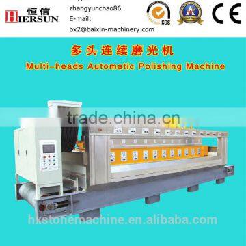 Automatic multi-heads marble and granite polishing machine