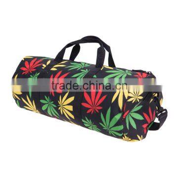 3D colorful weed printing gym bags sports bags duffel bags