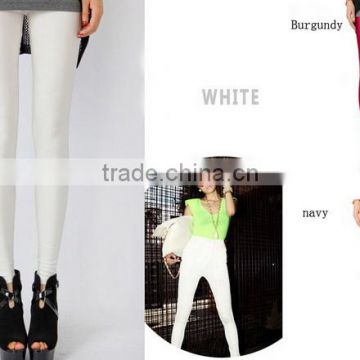 Fashion Female Pencil trousers Candy colored Stretch Leggings pants Elastic Cotton Skinny Jeans Pant