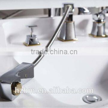 New Design Wall Mounted Bathroom Cabinet With Wash Basin, Mirror and Light photo-6