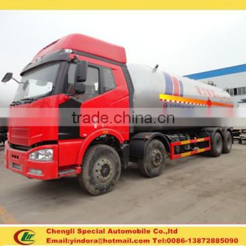 8*4 FAW anhydrous ammonia tanker truck 35000 litres ammonia truck