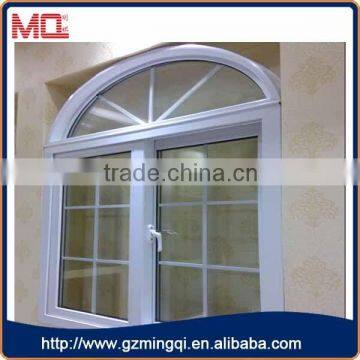 American profile pvc window with factory privce window design white color