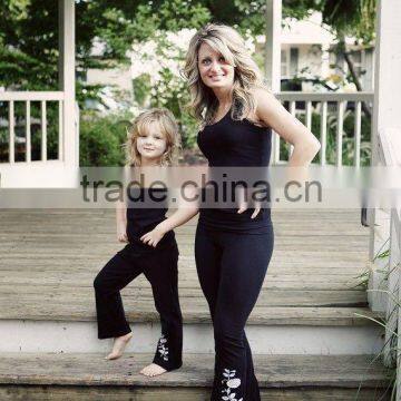 2015 Wholesale custom family clothing set/family matching clothing/family clothing