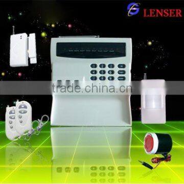 LED Wireless & Wired zone PSTN Home Alarm System(LS-801)