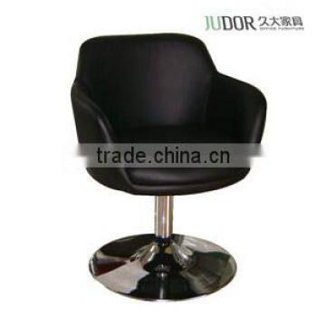 Black bar stool metal chair K-1343