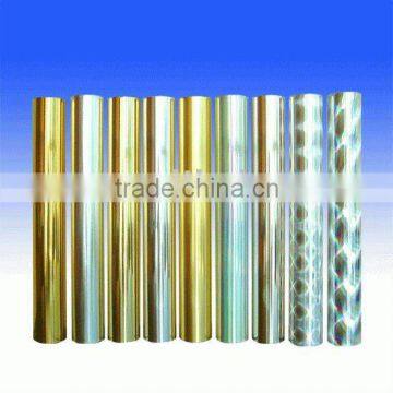 holographic metallized paper for wrapping