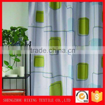 Factory wholesale fabric woven 100%polyester shower bamboo curtain