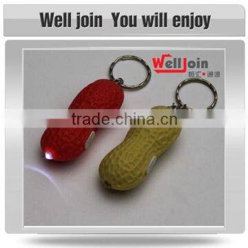 Promotional top quality led keychain logo