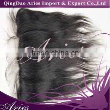 Unprocessed Brazilian Virgin - 13x4 Lace Frontal Natural Color -14"