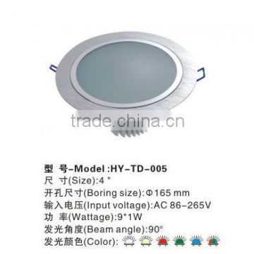 High Power Led Ceiling Light 3w/9w Down Light