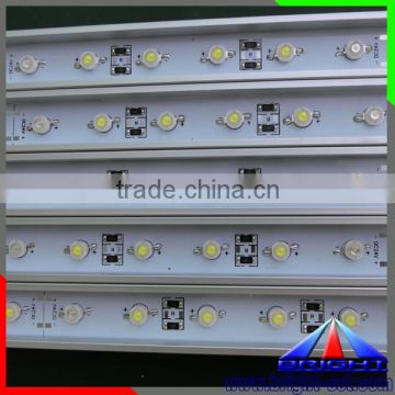 SMD5050 LED rigid strips with aluminum profile and PC cover