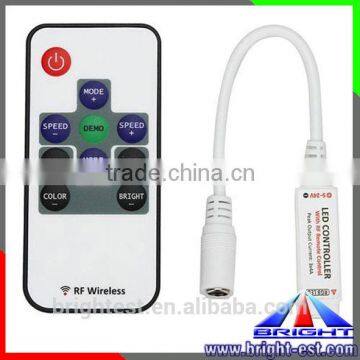 Hot Selling CE ROHS 3 years Warranty 12-24VDC 5A 4 Cchannel 2.4g RF Remote Led Wireless Controller