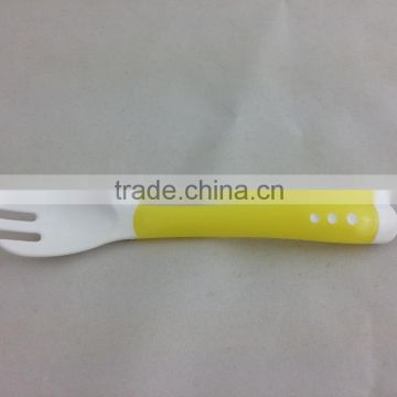 mini disposable plastic spoon and fork for baby