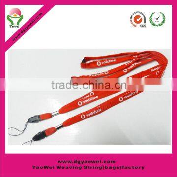 2016 new fashion promotional red 10mm printing polyester tubular lanyard                        
                                                Quality Choice