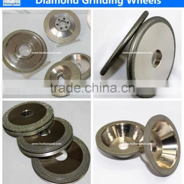 from china factory price diamond wheels for sharpening carbide tools electroplated grinding wheel for sharpening carbide tools