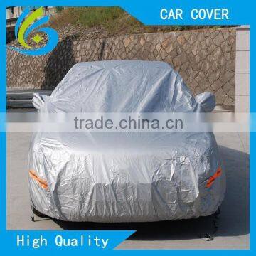 Top grade silver polyester cover car