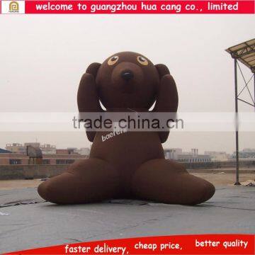 Gaint outdoor lovely top selling cartoon inflatables for promotion inflatable bear for advertisement