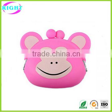 lovely silicon purse coin purse for kids