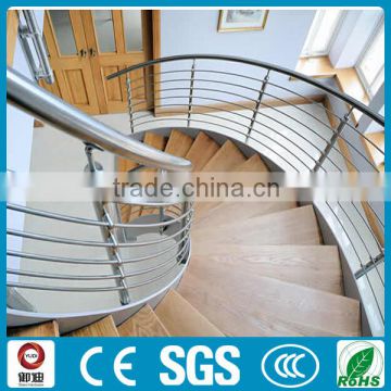 Affordable interior use iron stair handrail styles