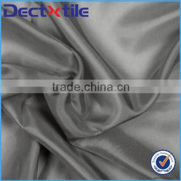 Black plain dyed pongee polyester breathable blackout fabric waterproof and breathable fabric