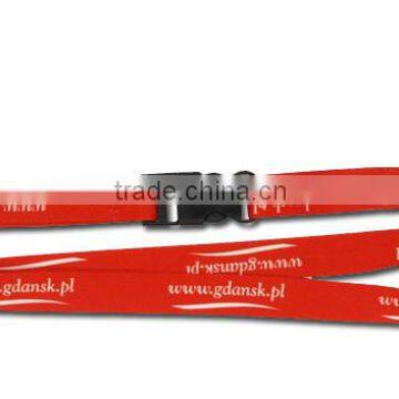 Classical custom unprinted cord lanyard with id card holder