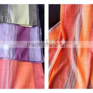 organza with line curtain fabric