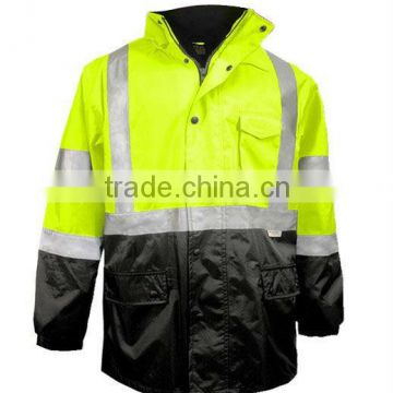 High performance industrial functioanable reflective safety jacket