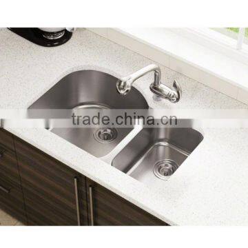 modern kitchen design with stainless steel kitchen sink