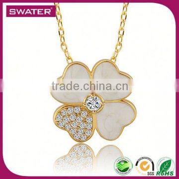 Best Selling Products In America Red Clover Necklace Sets For Women photo-3