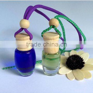 New Design Clear Glass Hanging Car Perfume Bottle
