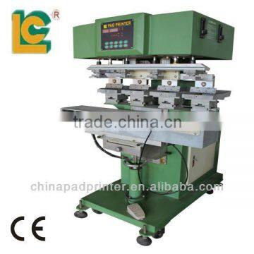 Large-Size 4 color ink tray pad printing machine LC-SPM4-150L