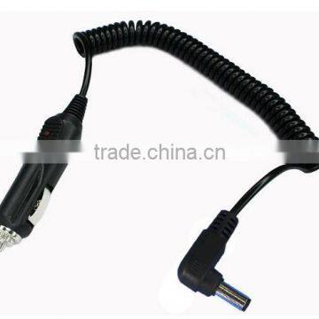 cigar lighter fused with LED light PU flexible spiral cable