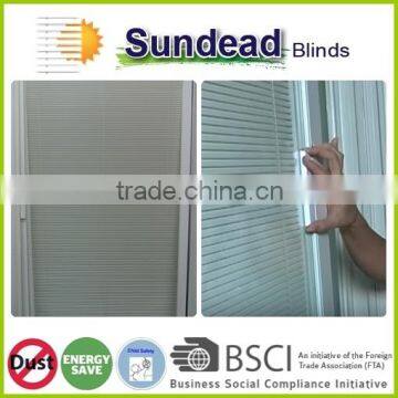 magnetically operated window energy save office curtains and blinds blind inside double glass window
