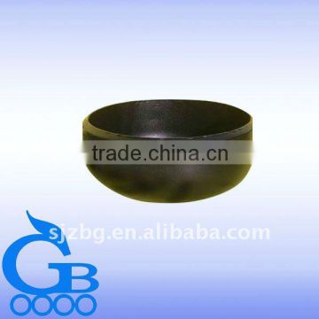 A234 WPB butt welded pipe fitting round head Cap