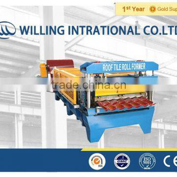 High Quality glazed roof tile roll forming machine