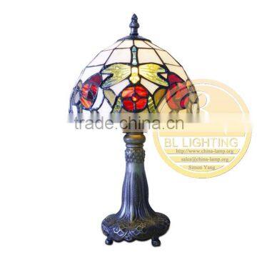 20 inch table top lamp,Art Stained Glass Lampade(TT08043)