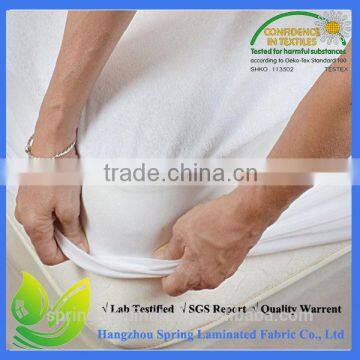 New design 100% Cotton Fitted Waterproof Terry Mattress Protector