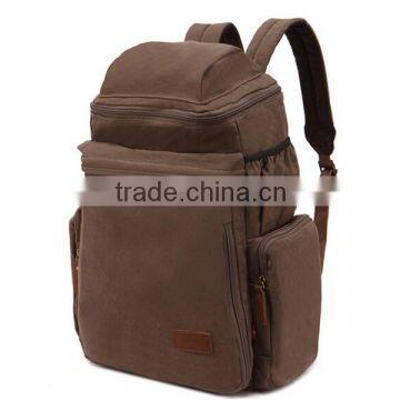 Factory price blank canvas trendy hiking backpack made in China