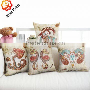 Custom size popular indoor digital printing pillow cover