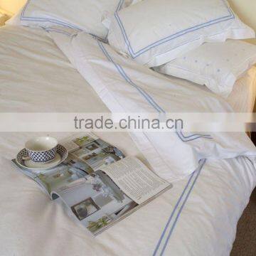 embroidery hotel bedding set