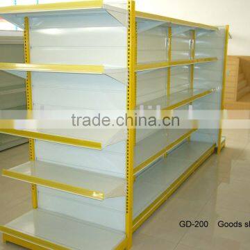 steel supermarket goods shelf rack