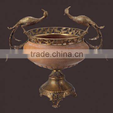 C03 sell well home decorative brass vase