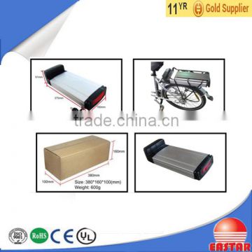 RoHS approved lipo battery 36v 20ah for electric bike and e-vehicles