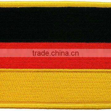 embroidery German national flag patch