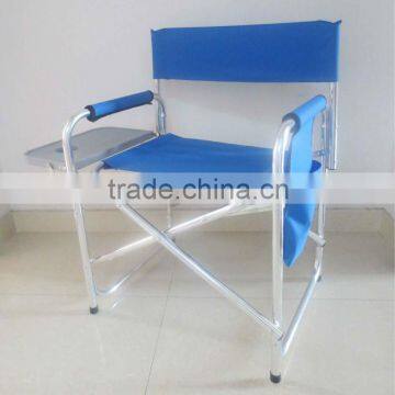 2015 high quality Outdoor Furniture Aluminium folding Director Chair with side table